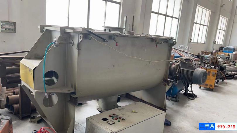 转让二手卧式混合机 一台2立方双龙大厂家产螺带混合机