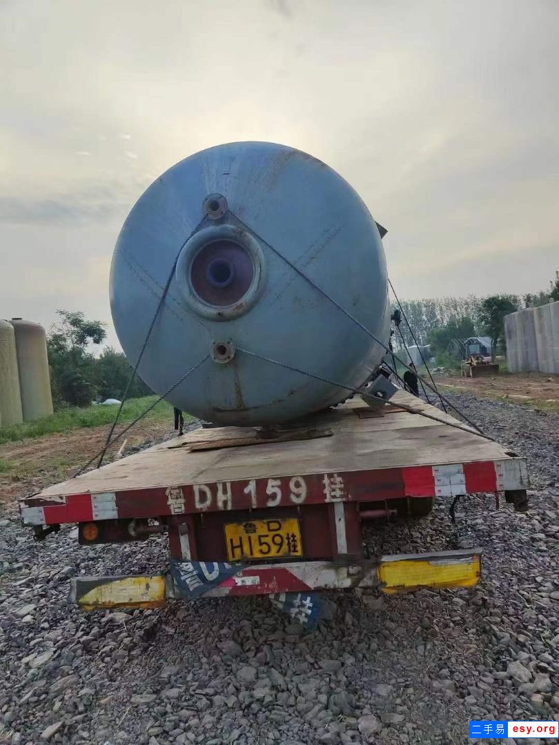 转让二手搪瓷反应釜 2台10立方杨阳反应釜