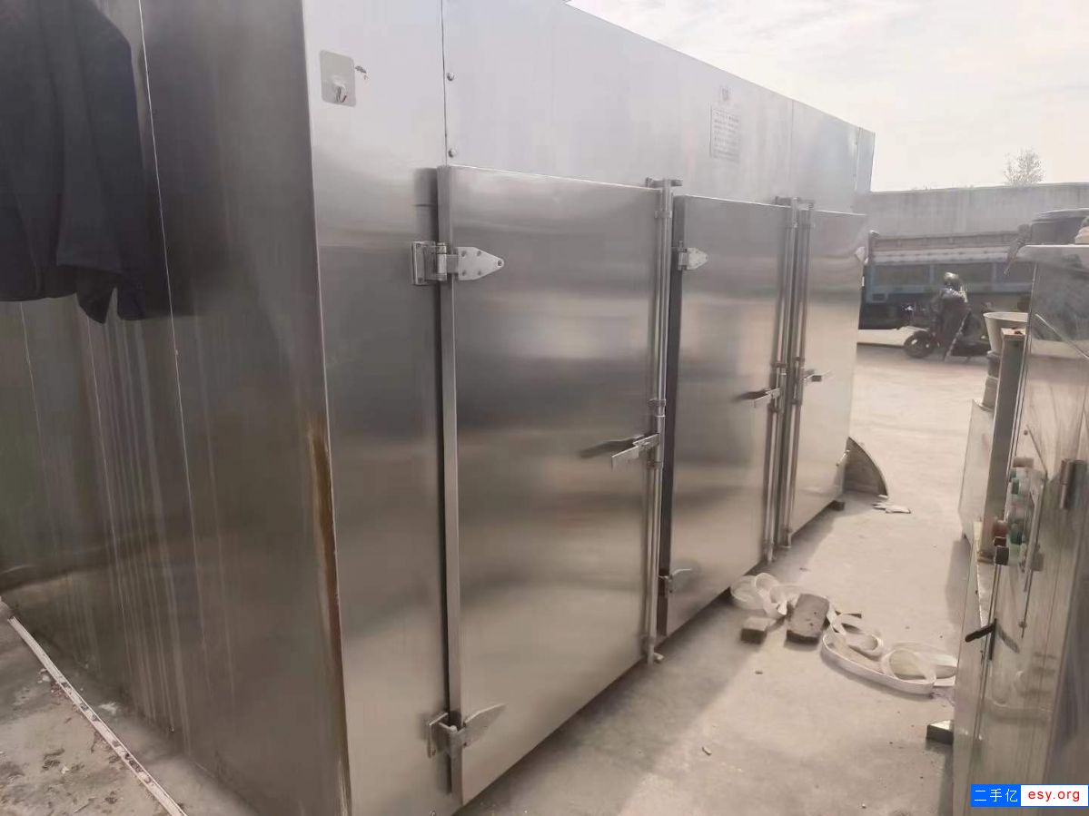 转让二手热风烘箱 一台3门6车电加热热风循环烘箱
