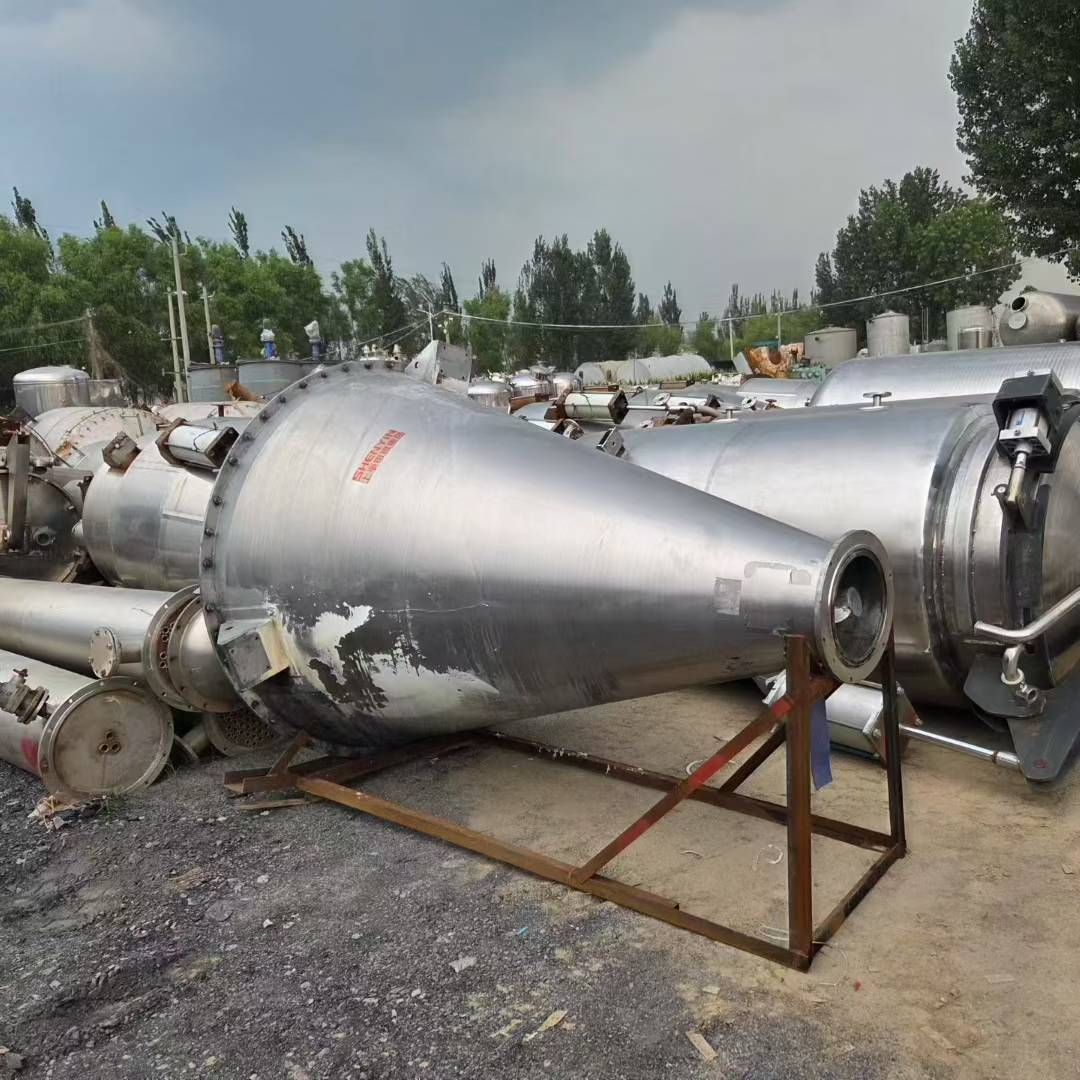 转让二手锥形混合机 一台容积2000升上海申银产双螺旋锥形混合机