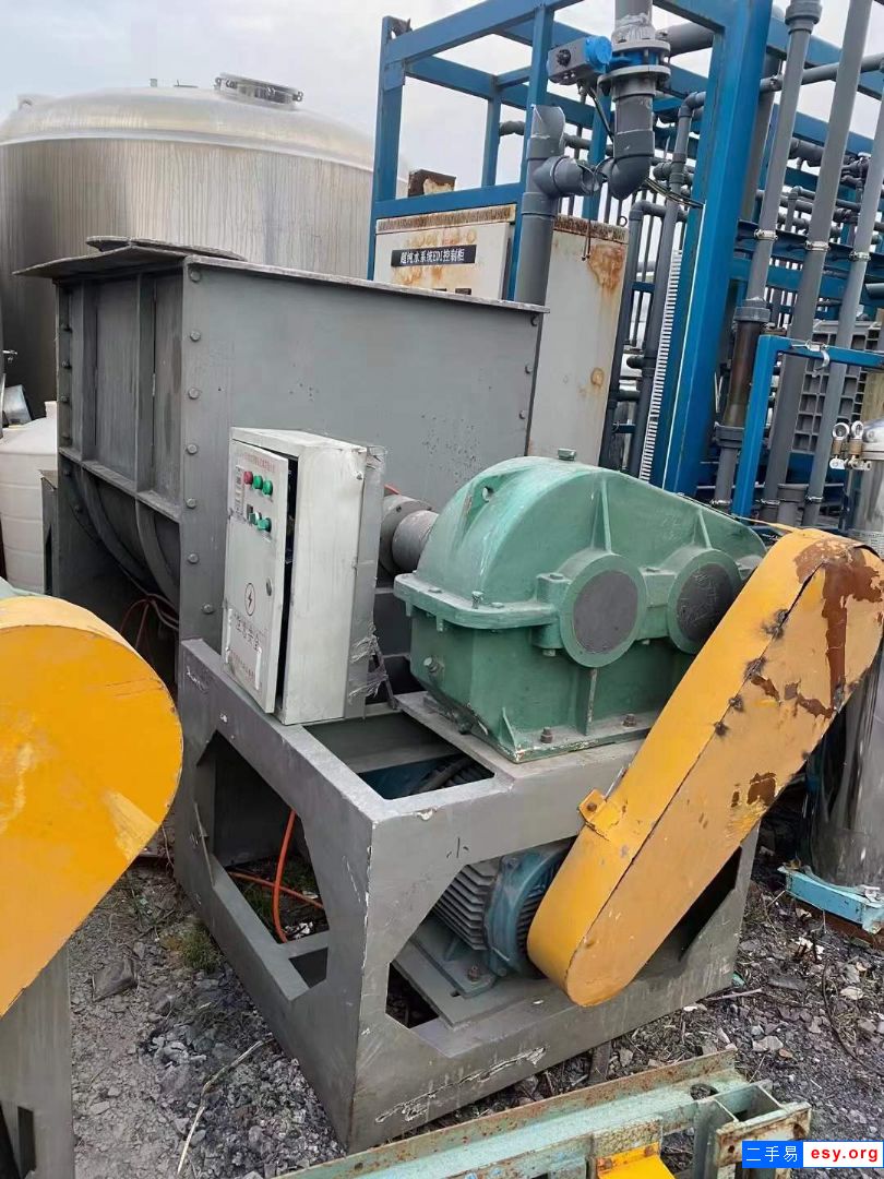 转让二手卧式混合机 2台2000L加重型螺带混合机