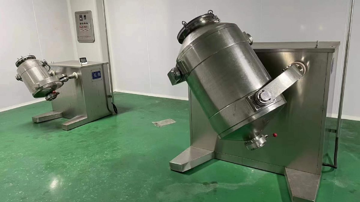 转让二手三维混合机 50L-200L三维多项运动混合机