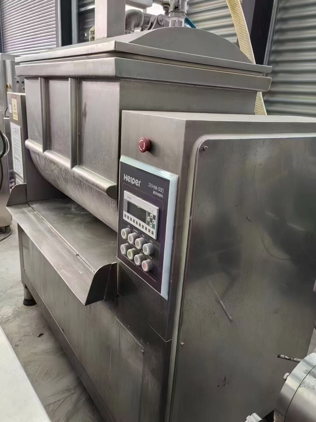 转让二手真空和面机 一台300型6袋面汉普产真空和面机