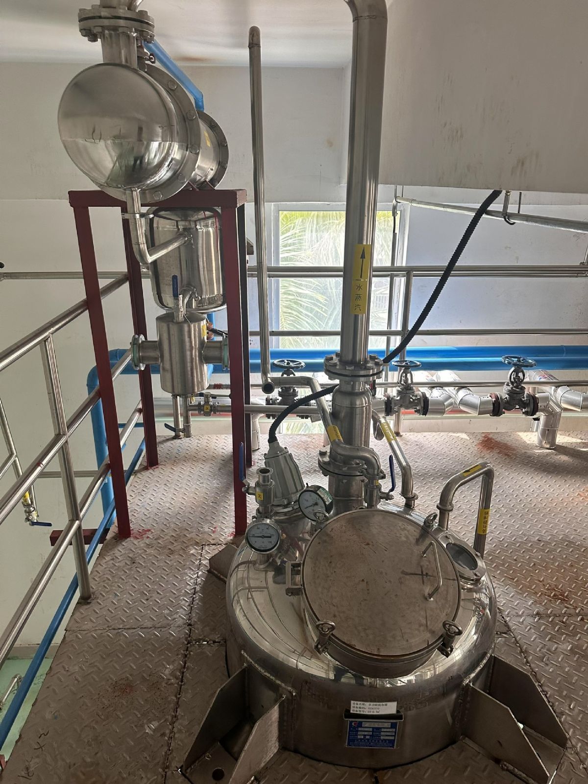 转让二手静态提取罐 两套容积500升多功能静态提取罐