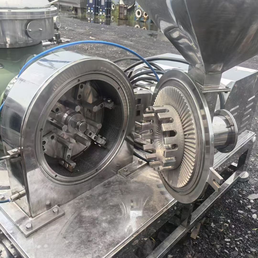 转让二手涡流粉碎机 三台WLF-400型低温卧流粉碎机