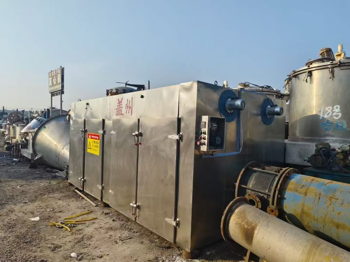 转让二手热风烘箱 一台四门八车192盘电气两用热风循环烘箱