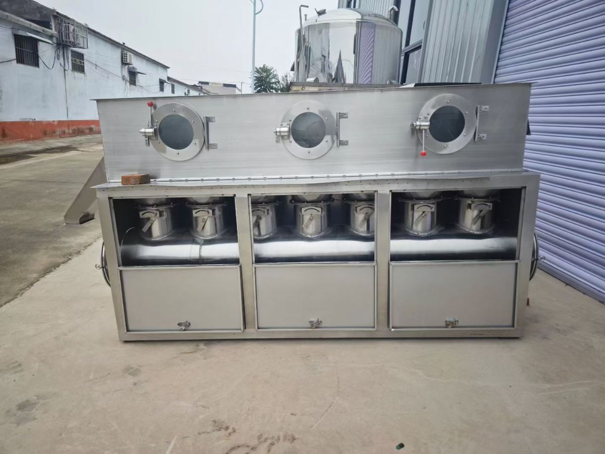 转让二手沸腾干燥机 一套XF-303型高效厢式沸腾干燥机