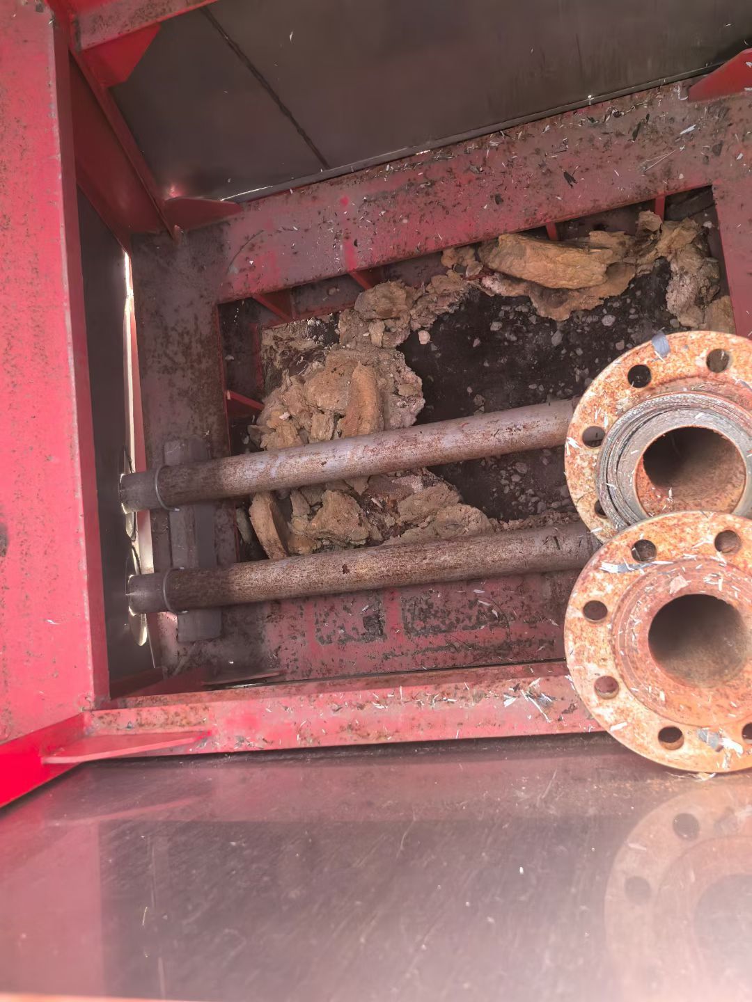 转让二手耙式干燥机 一台容积5立方外盘管加热真空耙式干燥机