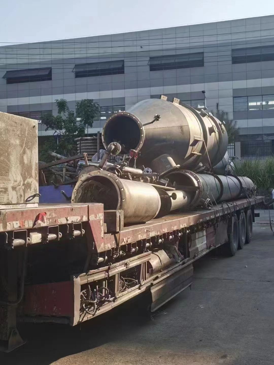 转让二手MVR蒸发器 一套处理量2吨上海神农产钛材质MVR蒸发器