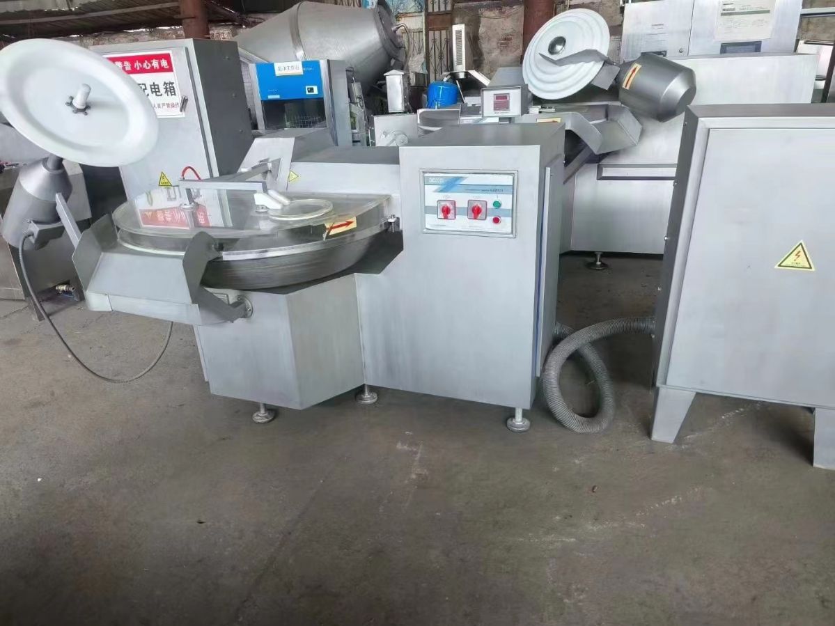 转让二手斩拌机 125型-200型晓进产变频高速斩拌机