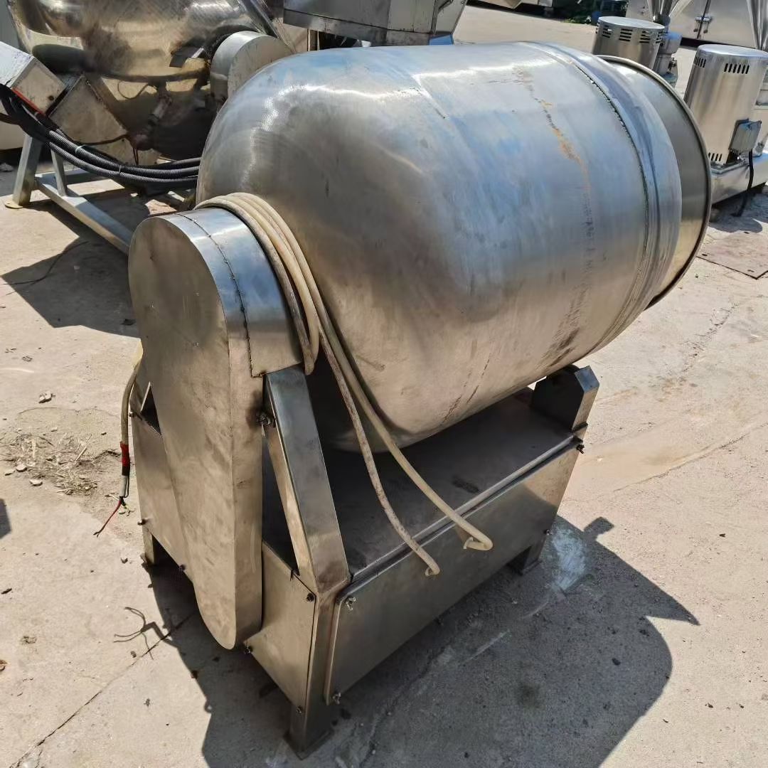 转让二手真空滚揉机 一台容积100升可变频真空滚揉机