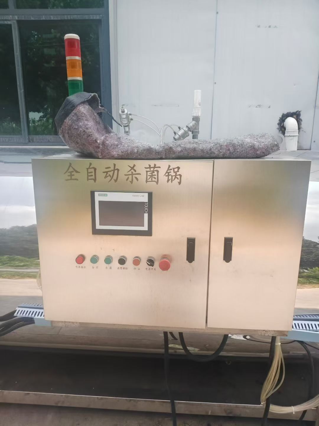 转让二手单层杀菌锅 一台容积4.47立方全自动单层杀菌锅