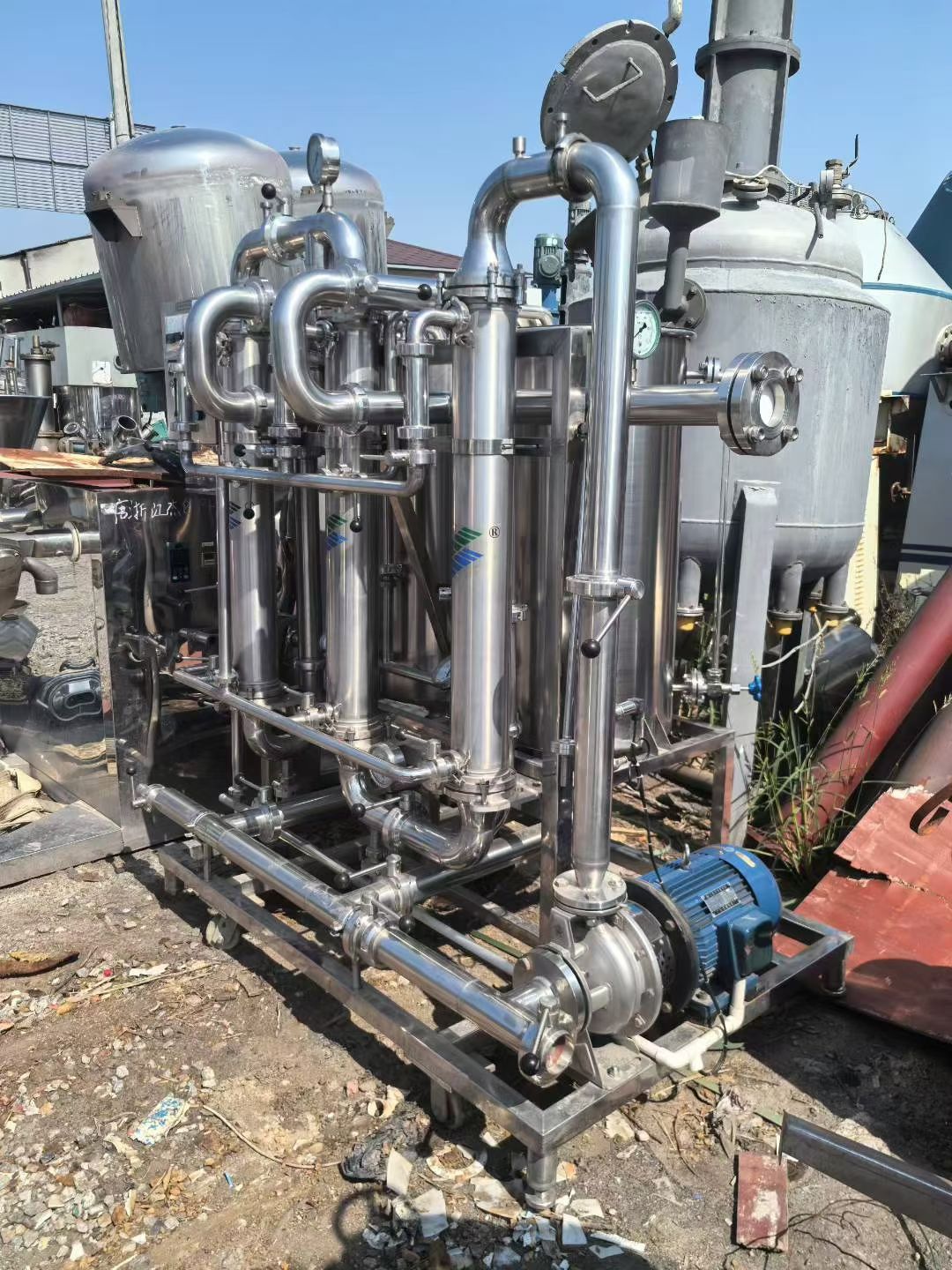 转让二手陶瓷膜过滤器 两套合肥世杰产5平方陶瓷膜过滤器