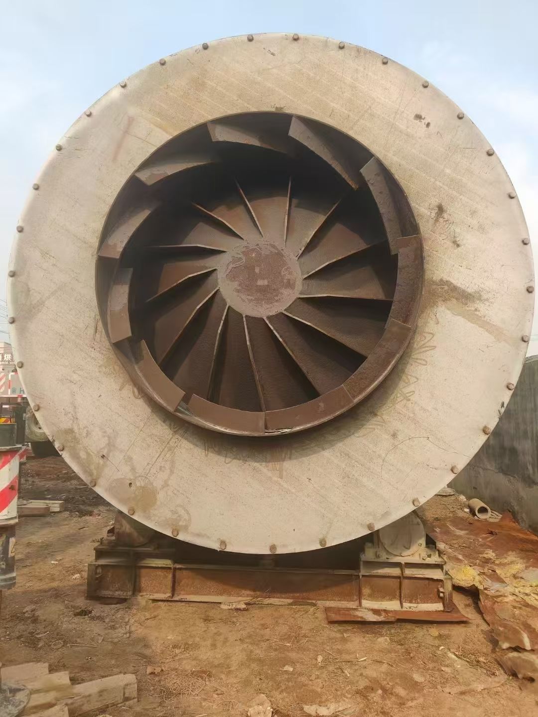 转让二手三筒烘干机 一套3.2米X7米上海路桥产重型三筒烘干机