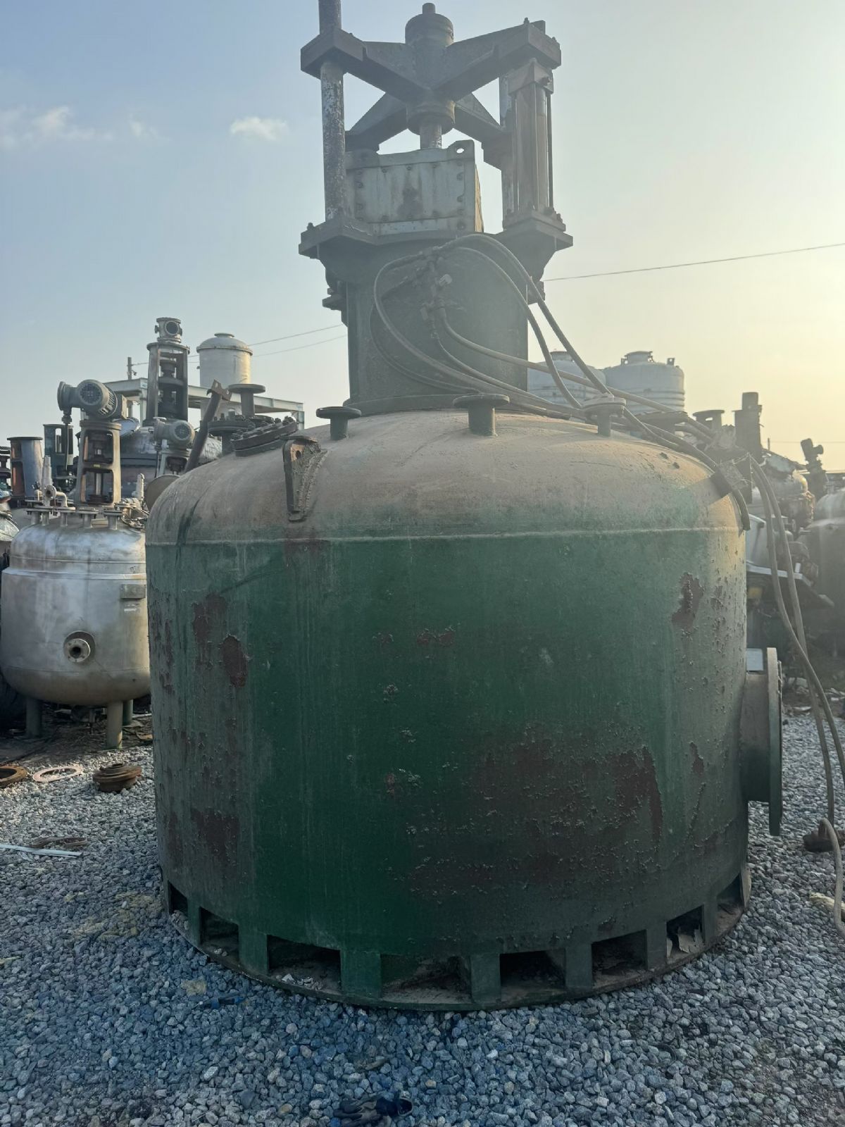 转让二手二合一过滤器 一台面积8.5立方衬四氟二合一洗涤功率器