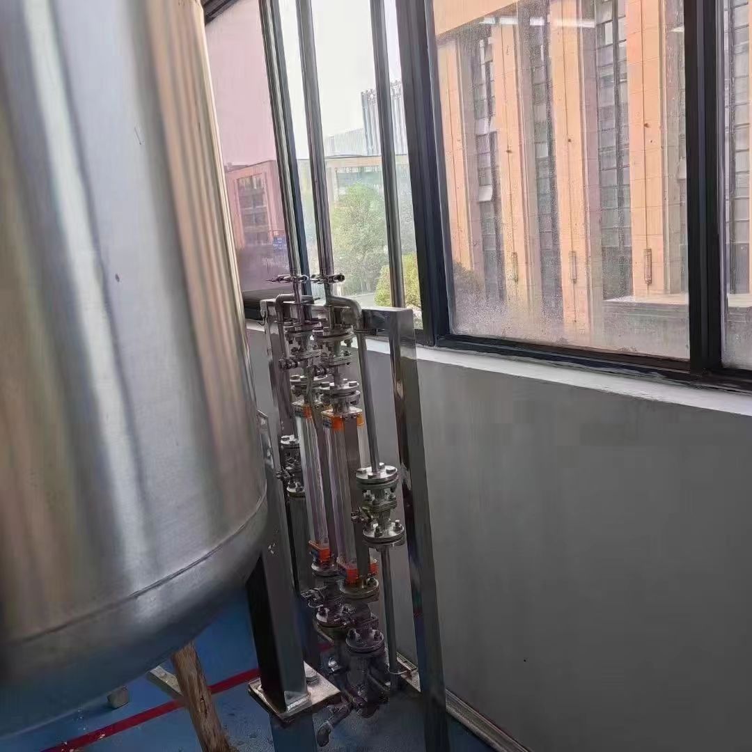 转让二手酒精回收塔 一套容积200L全不锈钢酒精回收塔