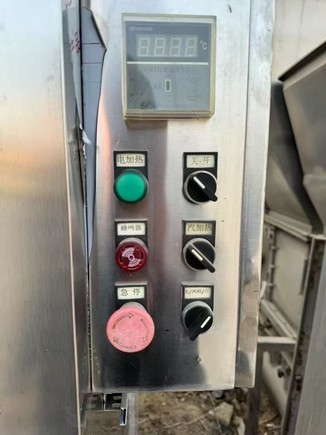 转让二手热风烘箱 一台电气两用96盘两门四车热风循环烘箱