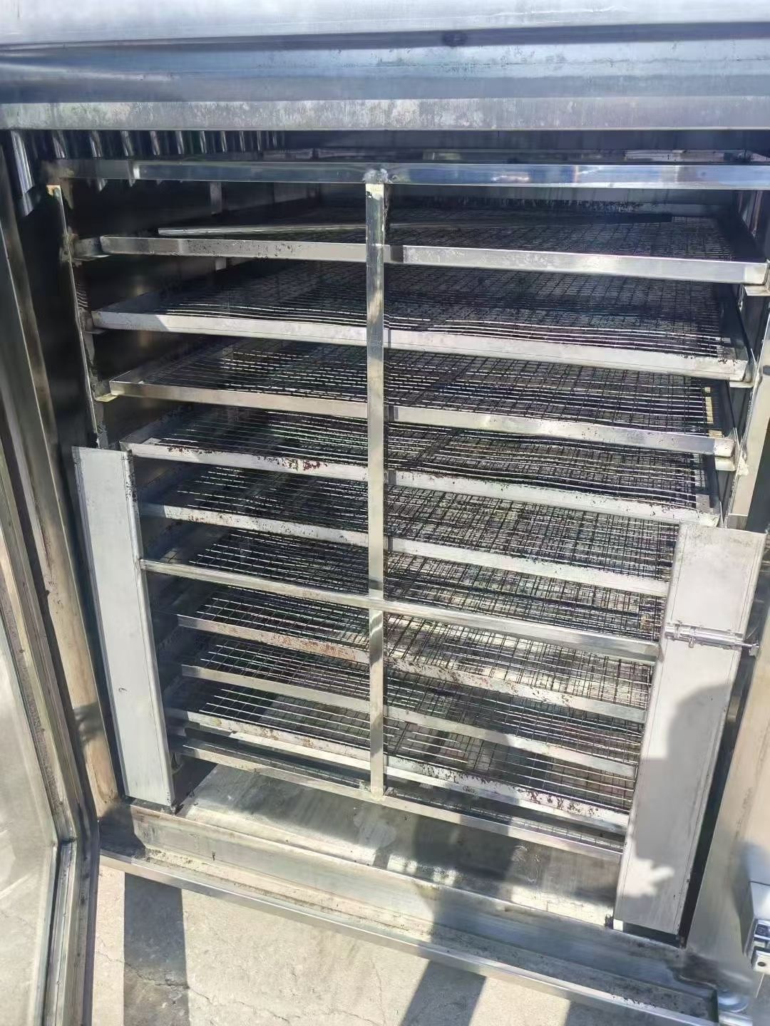 转让二手烟熏炉 一台100型山东兆源产全自动烟熏炉