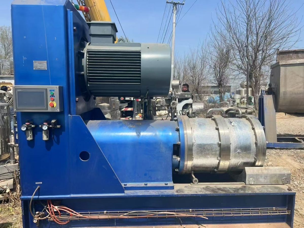 转让二手砂磨机 一台容积180升超细卧式砂磨机