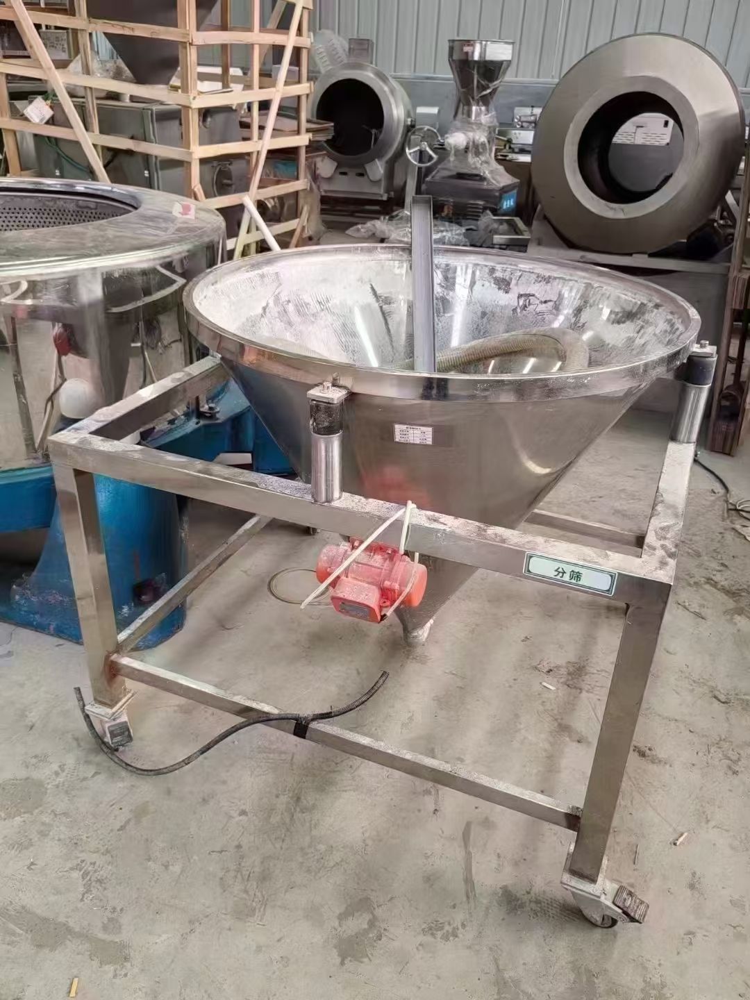 转让二手真空和面机 一台300型6袋面汉普产真空和面机