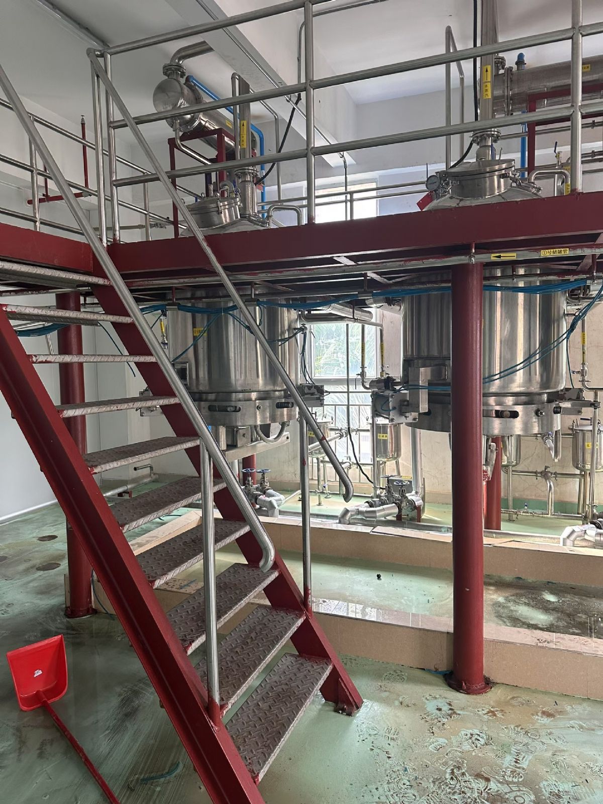 转让二手静态提取罐 两套容积500升多功能静态提取罐