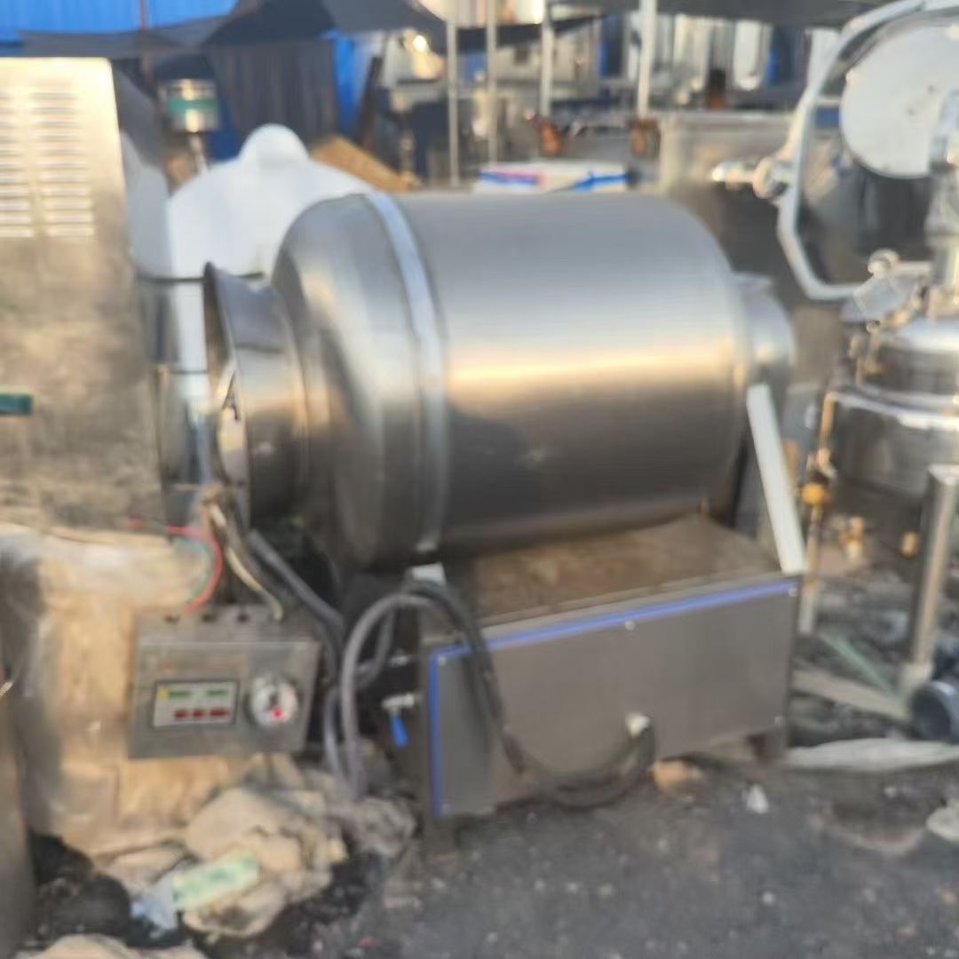 转让二手真空滚揉机 一台容积300升变频调速真空滚揉机