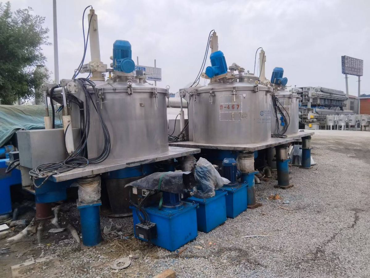 转让二手拉袋离心机 三台1250型赛德力产拉袋式离心机