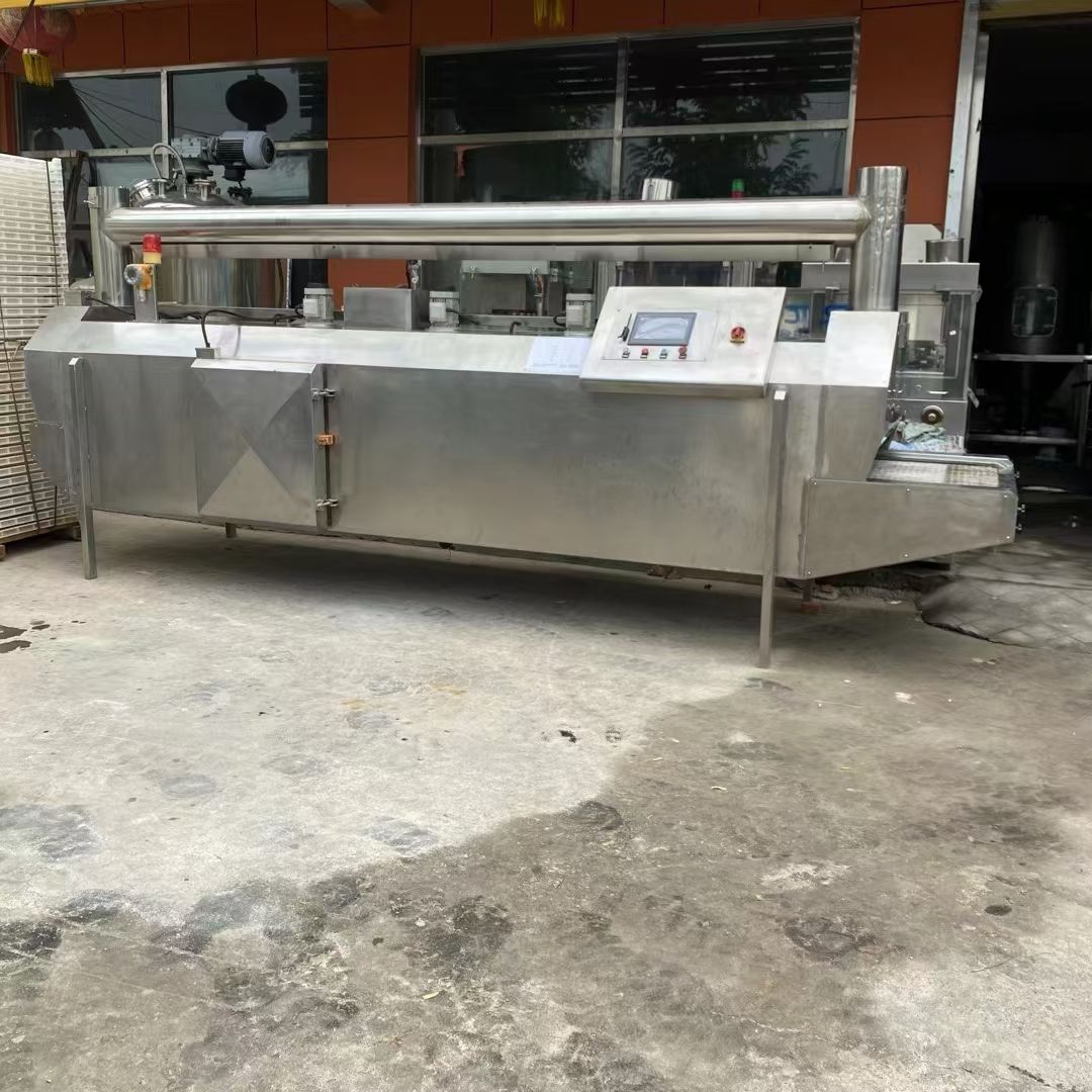 转让二手液氮速冻机一台科威嘉尼产300型5米液氮速冻机