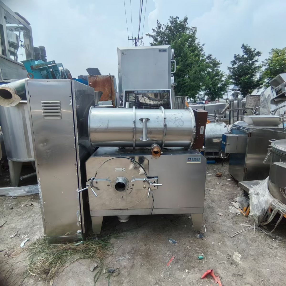 转让二手无尘粉碎机 一台403型全不锈钢食品级无尘粉碎机