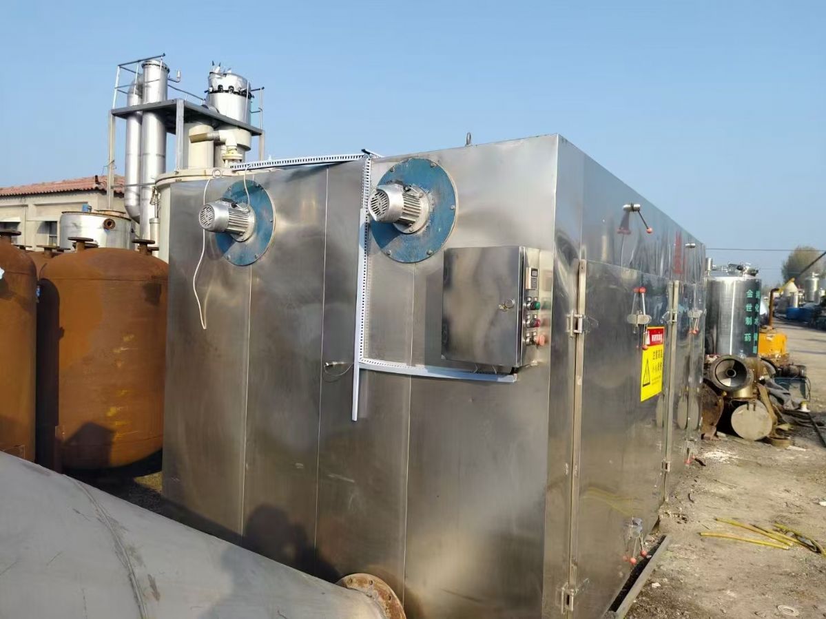 转让二手热风烘箱 一台四门八车192盘电气两用热风循环烘箱