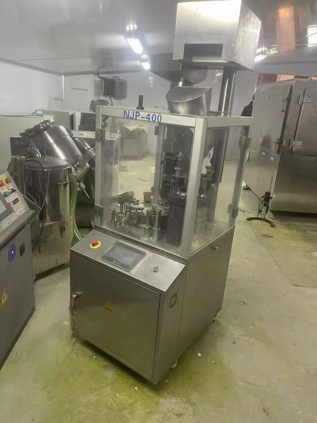 转让二手胶囊填充机 一套400型配2套模具胶囊填充机