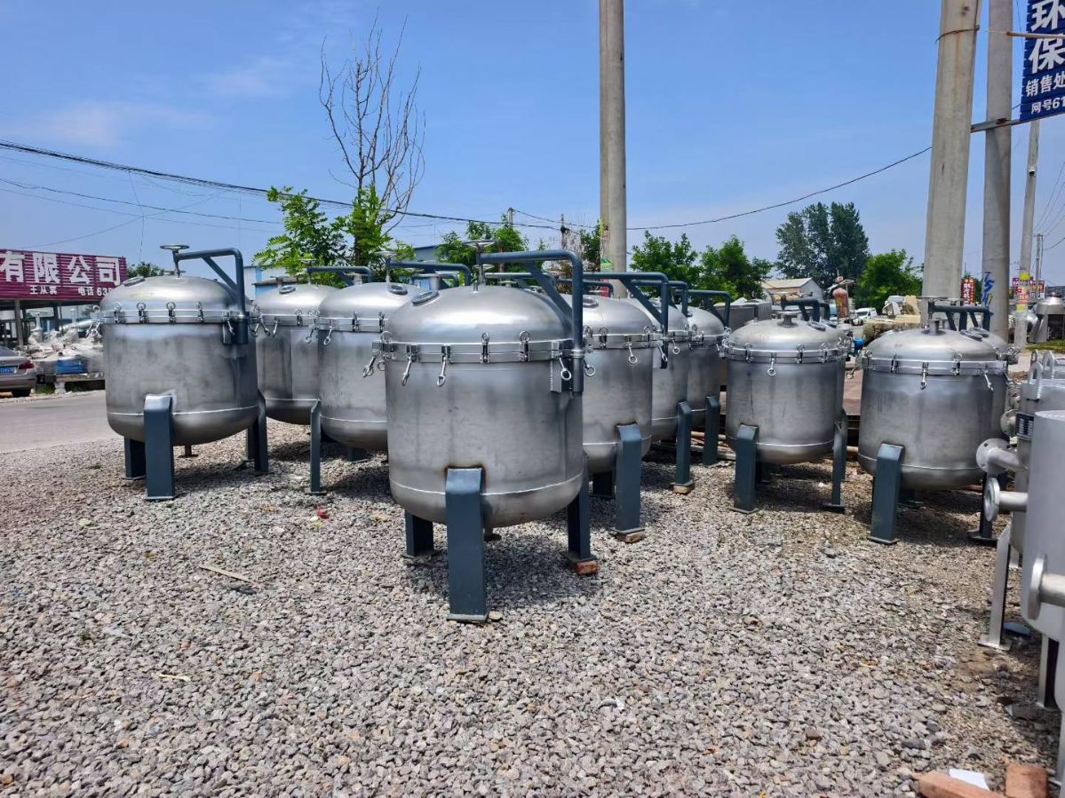 转让二手单筒过滤器 直径600-1200型单筒单袋过滤器