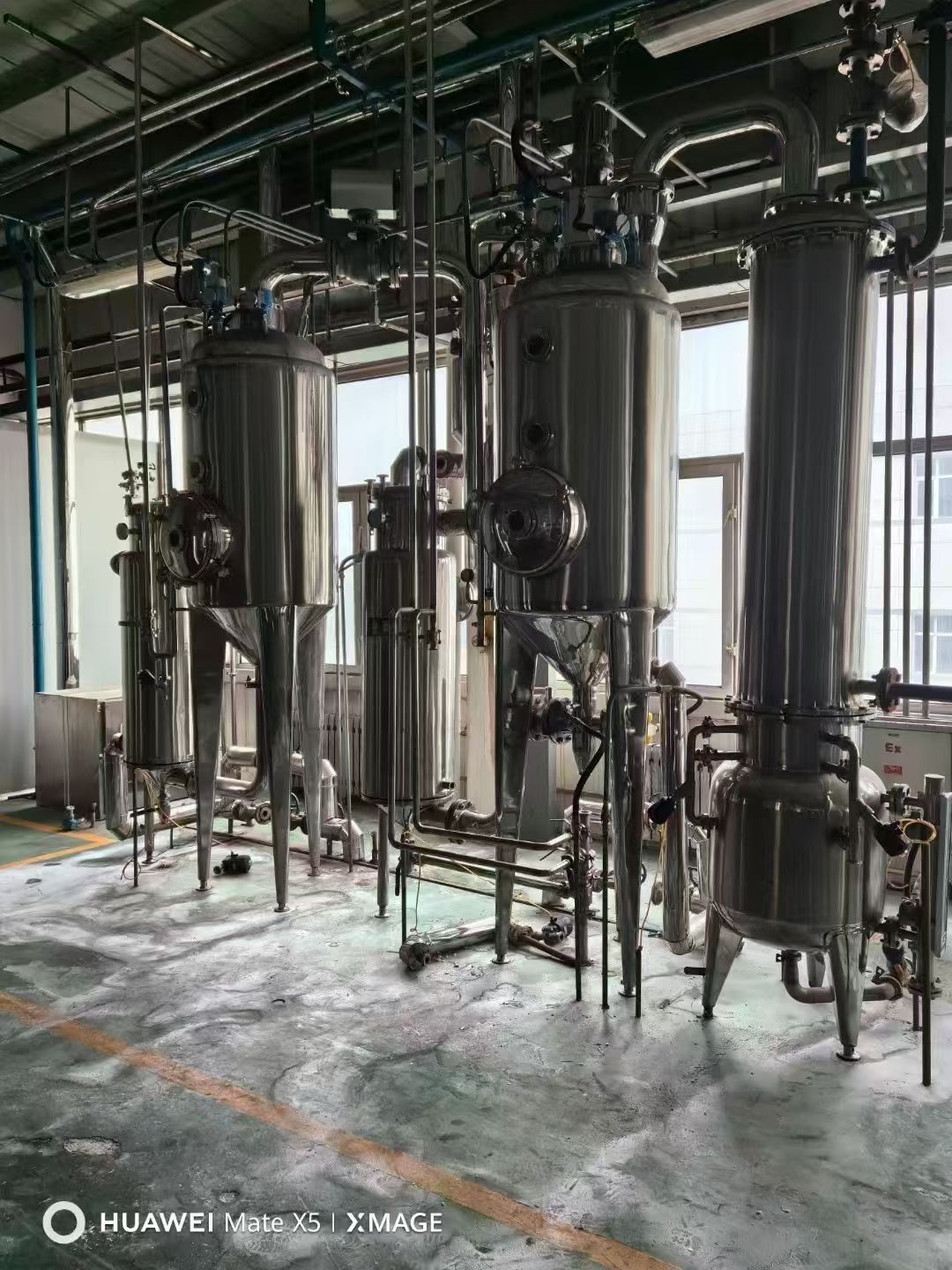 转让二手浓缩蒸发器 双效1000L-双效1500L高效浓缩蒸发器