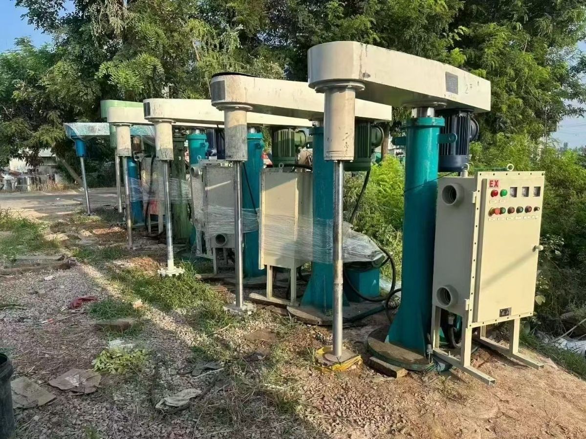 转让二手高速分散机 五台功率7.5千瓦全方便变频高速分散机