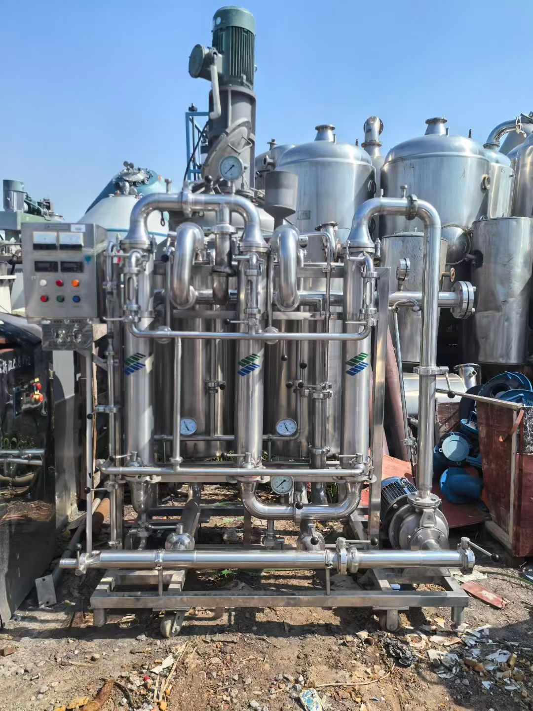 转让二手陶瓷膜过滤器 两套合肥世杰产5平方陶瓷膜过滤器