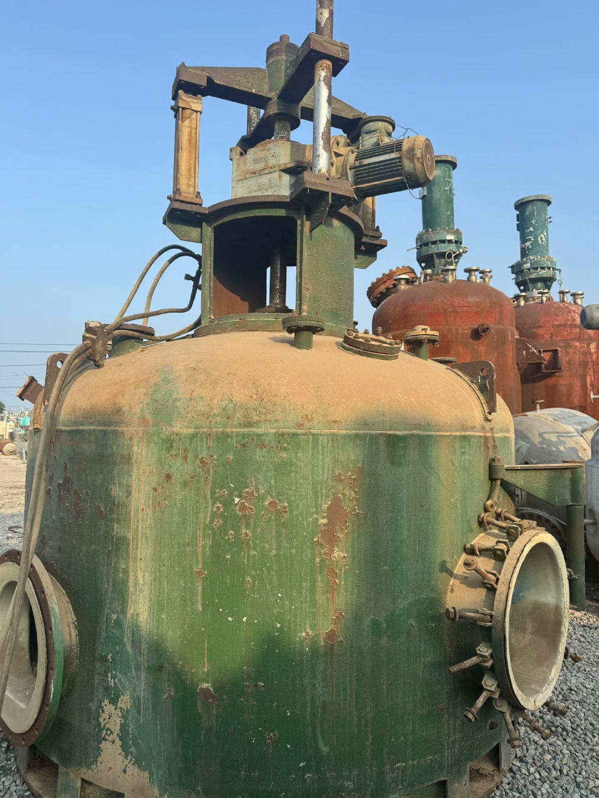 转让二手二合一过滤器 一台面积8.5立方衬四氟二合一洗涤功率器