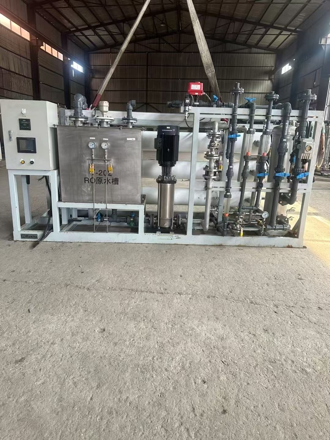 转让二手反渗透水处理 一台处理量6吨单机反渗透水处理