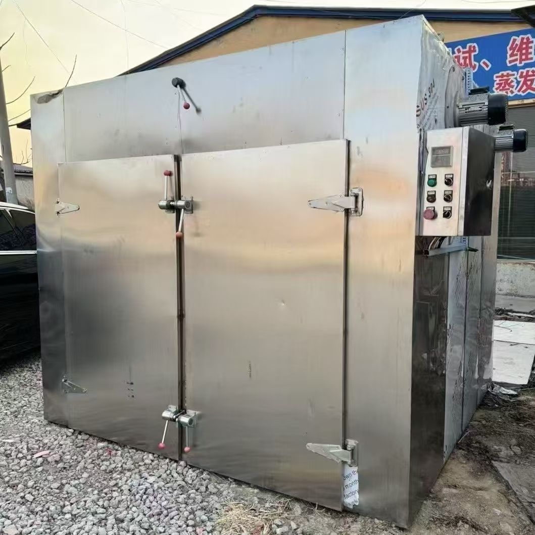 转让二手热风烘箱 一台电气两用96盘两门四车热风循环烘箱