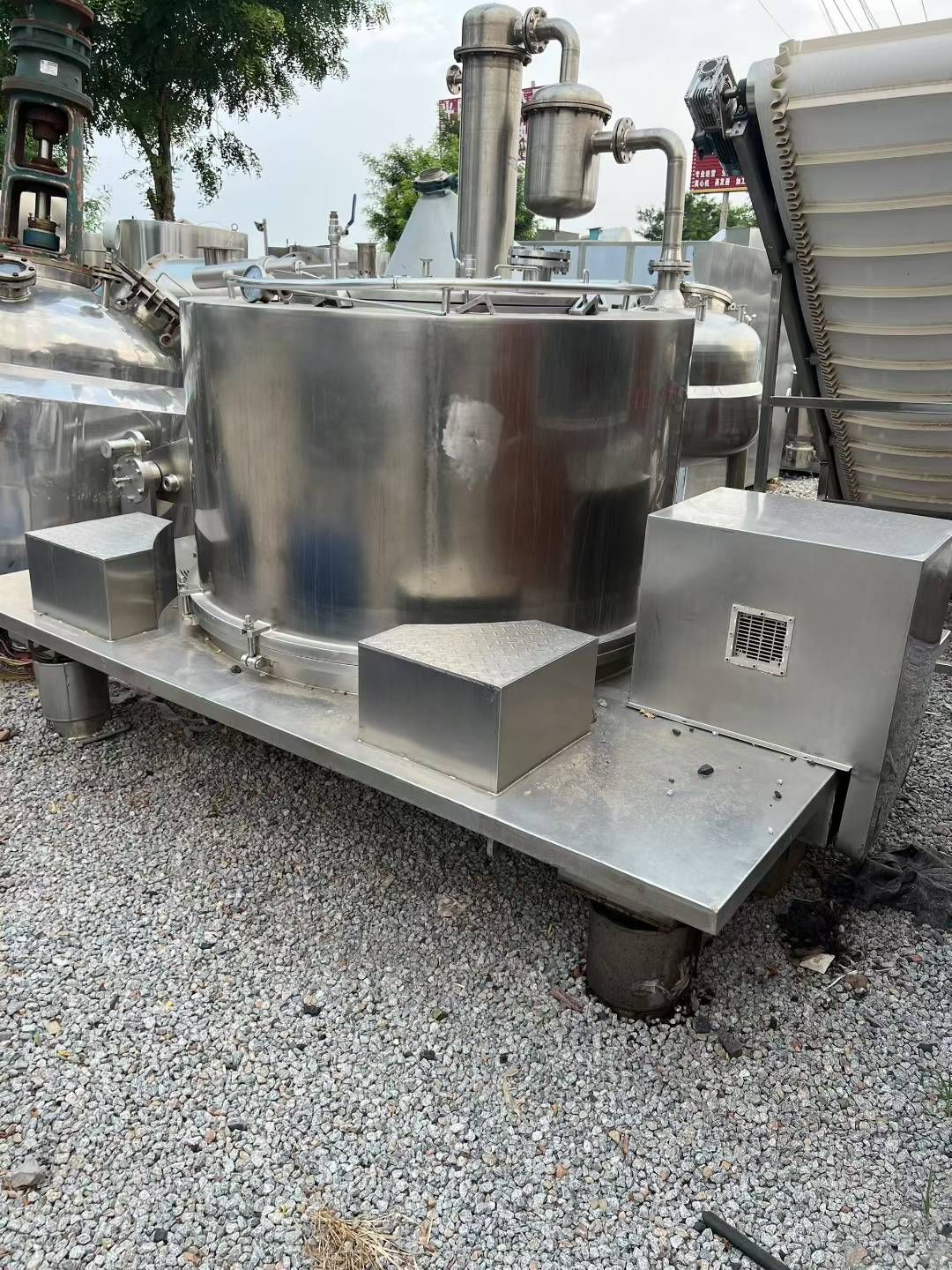 转让二手平板离心机 一台1250型赛德力产大开盖净化密闭离心机