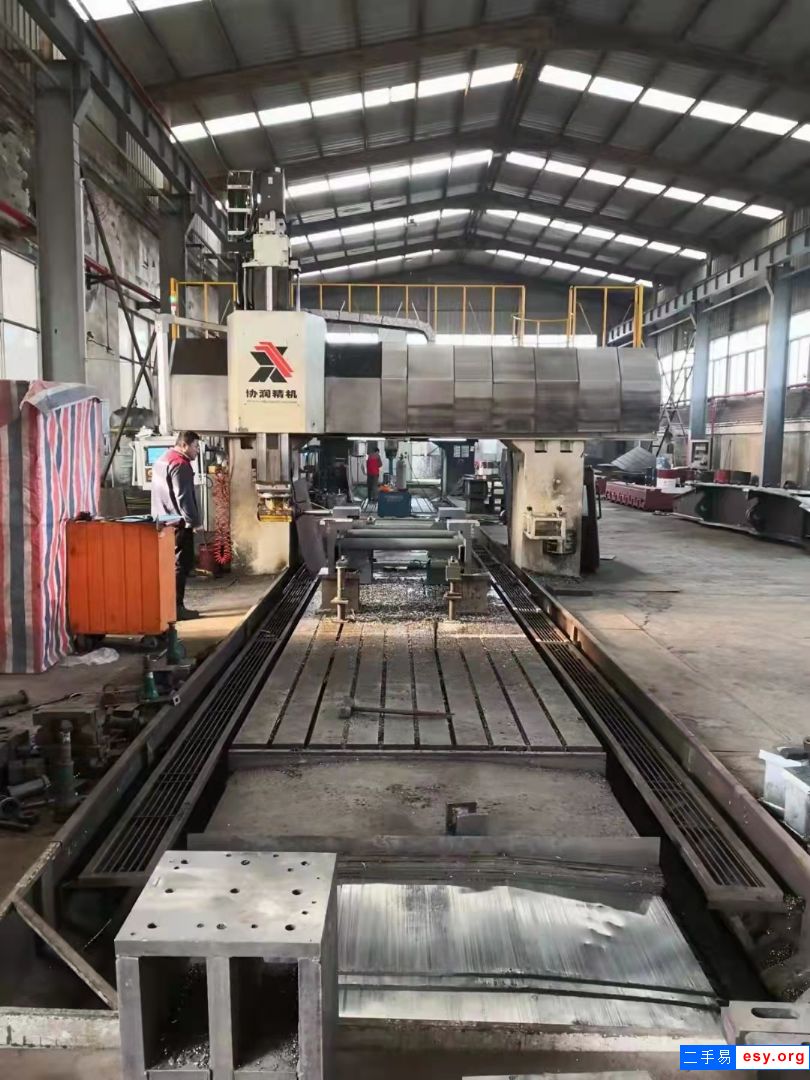 转让二手常州协润XK2420-60B定梁数控龙门铣镗床二手龙门