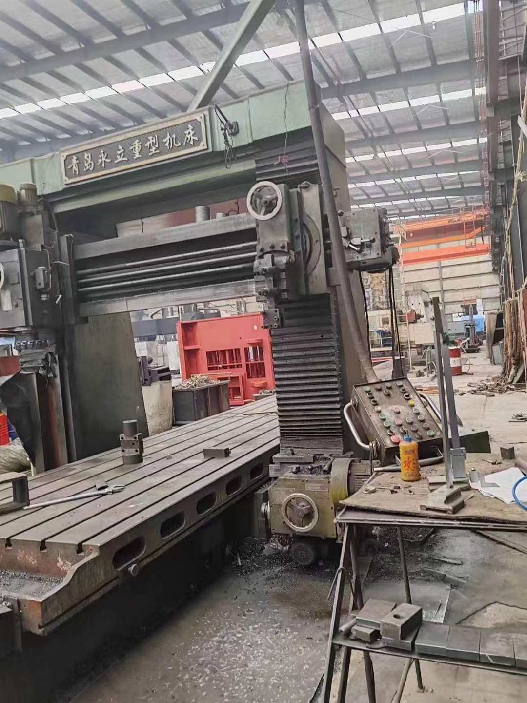 处理二手永立达BXM2020G-4龙门铣床铣削宽度2米