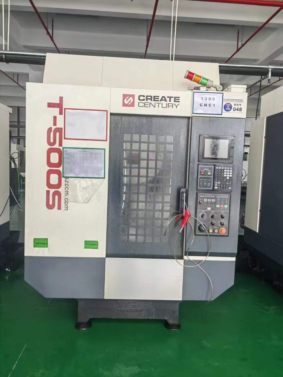 出售二手台群T-500S钻攻中心主轴转速24000三菱M80系统