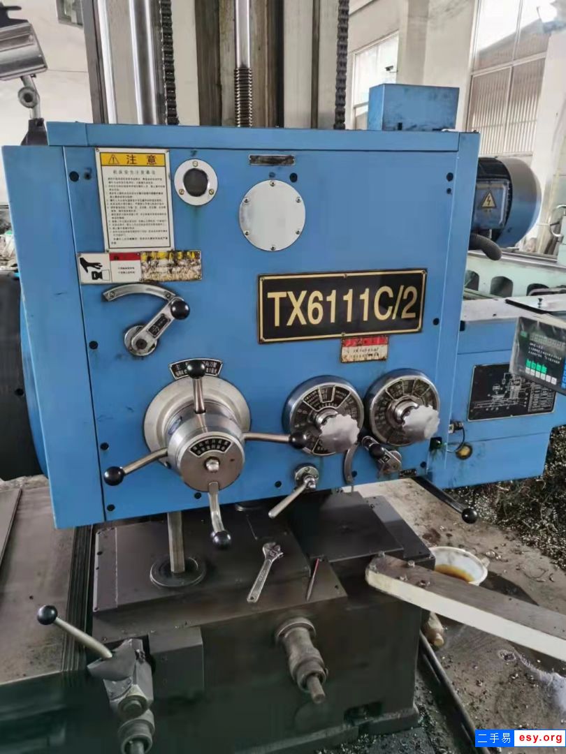 转让二手交大昆机TX6111C-2数显卧式镗床二手110镗床