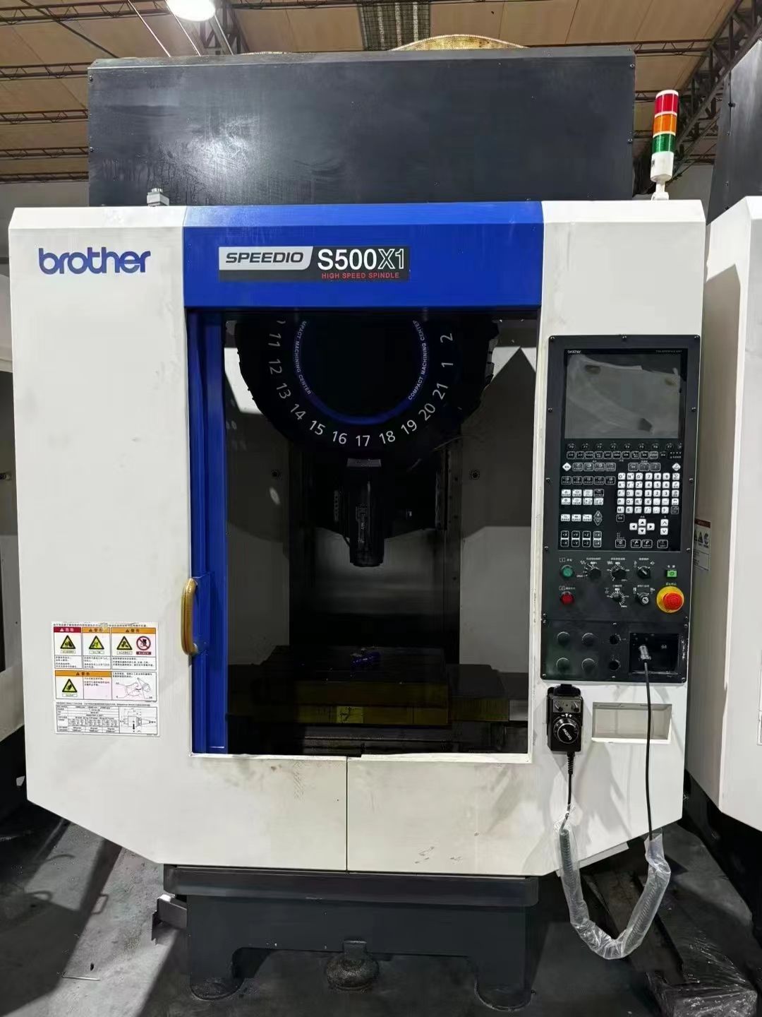 出售兄弟S500X1钻攻中心工作台长度600