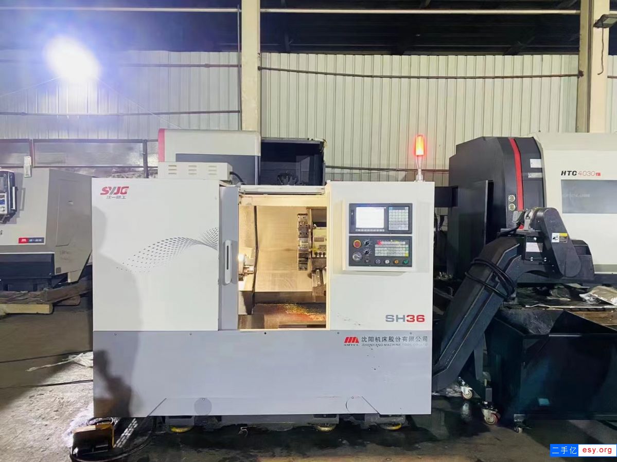 处理二手沈阳SH36数控斜身车二手沈阳斜轨车