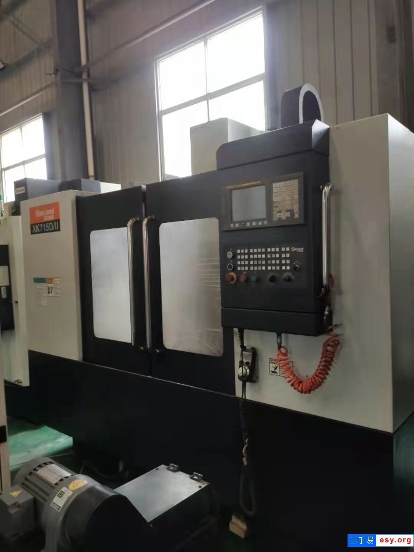转让二手汉川XK715DII数控立式床身铣二手汉川715数控铣