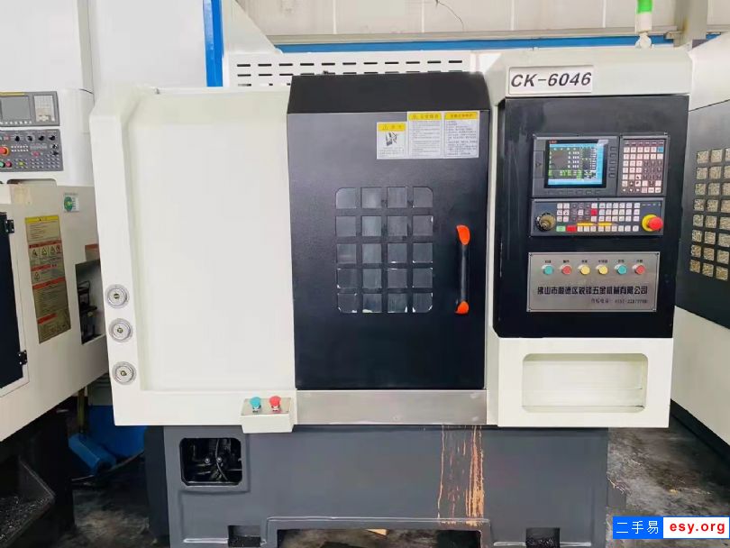 处理二手广东锐锋CK-6046车铣复合二手两线轨车铣复合
