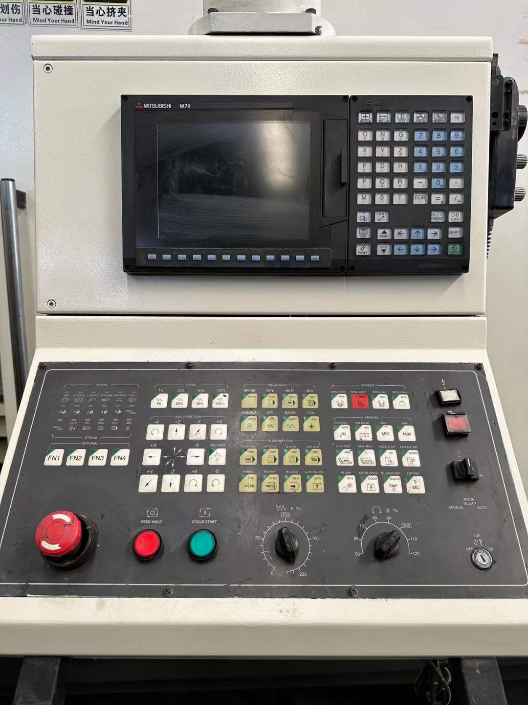转让二手协鸿CNC-2060数控铣床主电机功率18.5