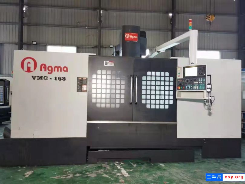 出售二手台湾原装爱格玛VMC-168重型数控铣带液压站