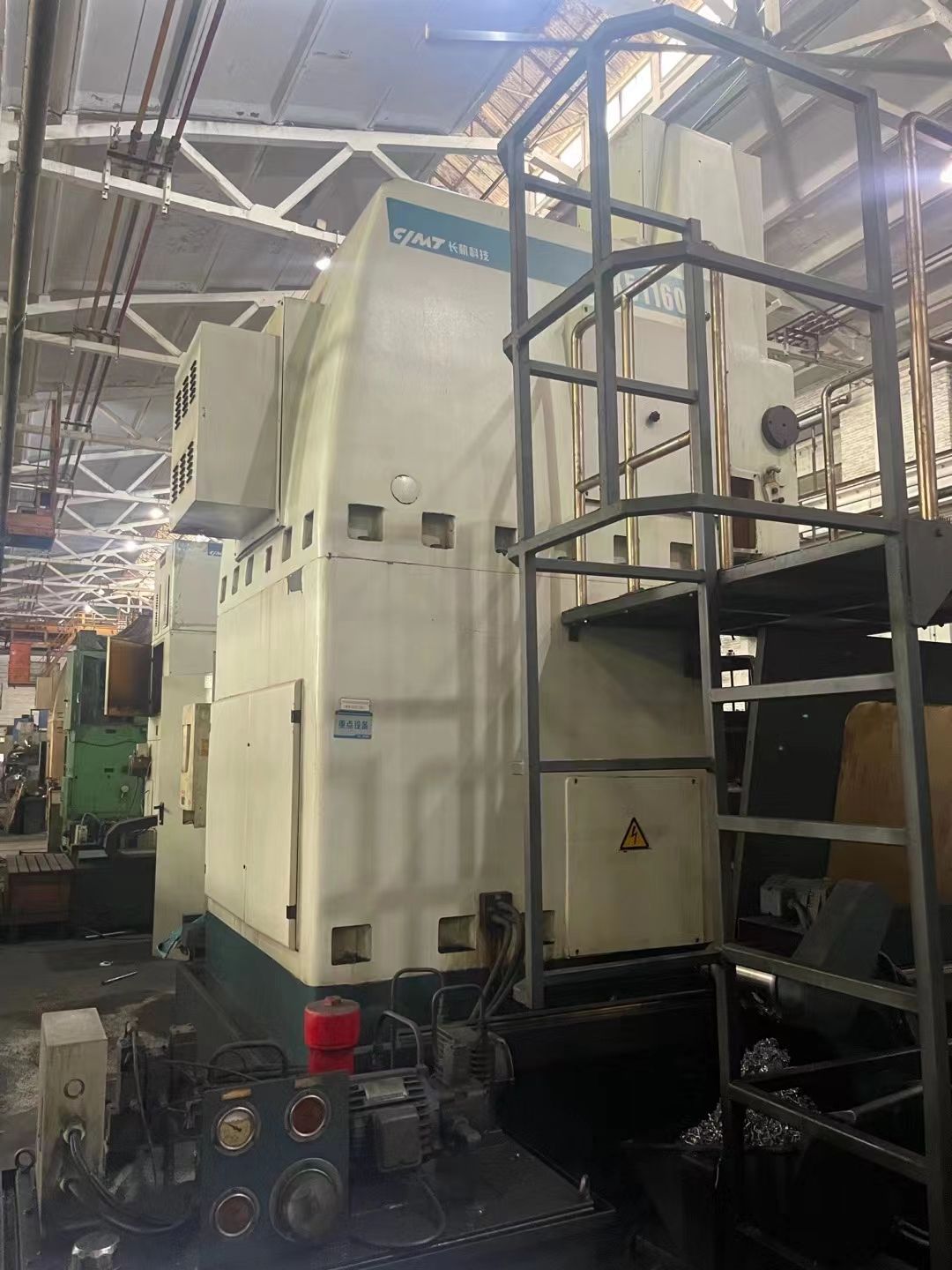 处理长机科技YK51160x3数控插齿机二手1.6米插齿机